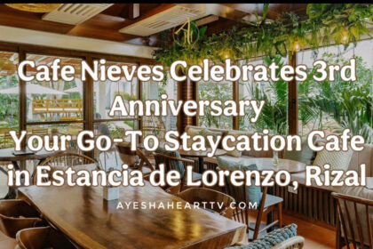 Cafe Nieves celebrates 3rd anniversary at Estancia de Lorenzo Rizal