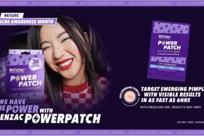 enzac acne-care products displayed for Acne Awareness Month 2025 campaign in the Philippines.