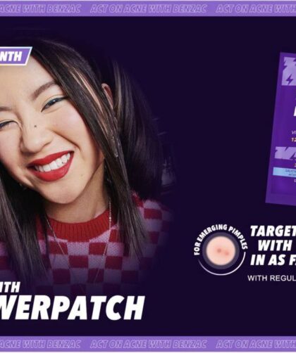 enzac acne-care products displayed for Acne Awareness Month 2025 campaign in the Philippines.