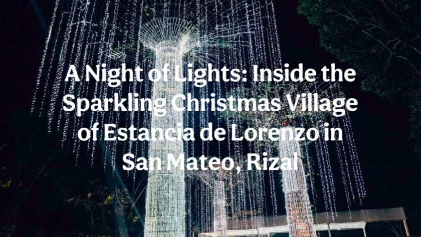 Step into the enchanting Christmas Village of Estancia de Lorenzo—where every corner glows with holiday magic.